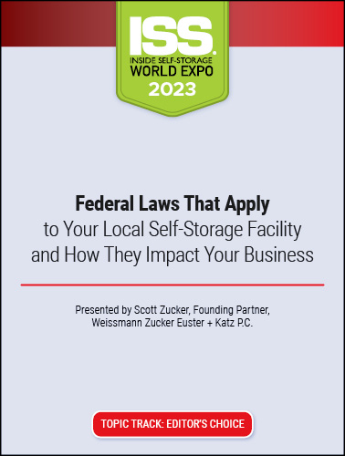 Federal Laws That Apply to Your Local Self-Storage Facility and How They Impact Your Business